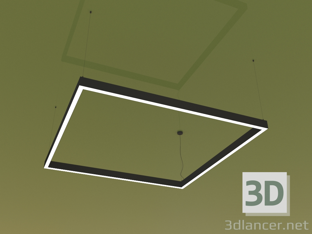 3D Modell Leuchte KVADRATO (1500 mm) - Vorschau