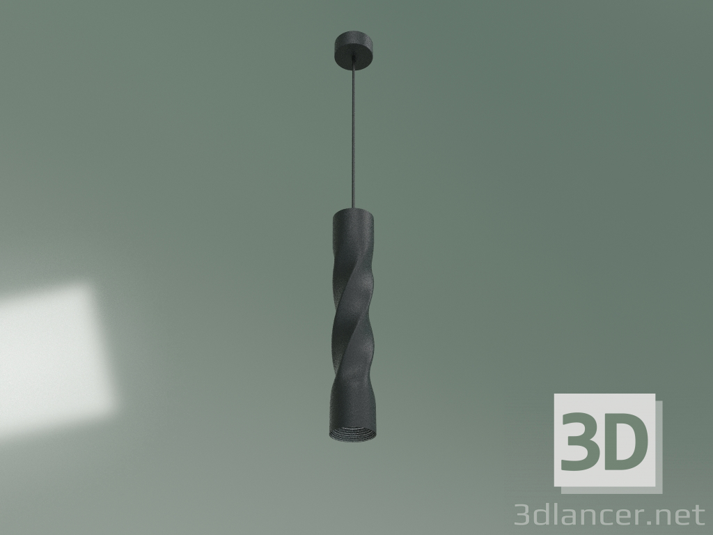 modello 3D Lampada a sospensione 10136-1 (nero) - anteprima