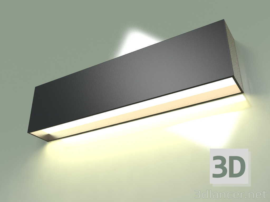 modello 3D Lampada da parete RWLB098 7W (BK 3000K) - anteprima