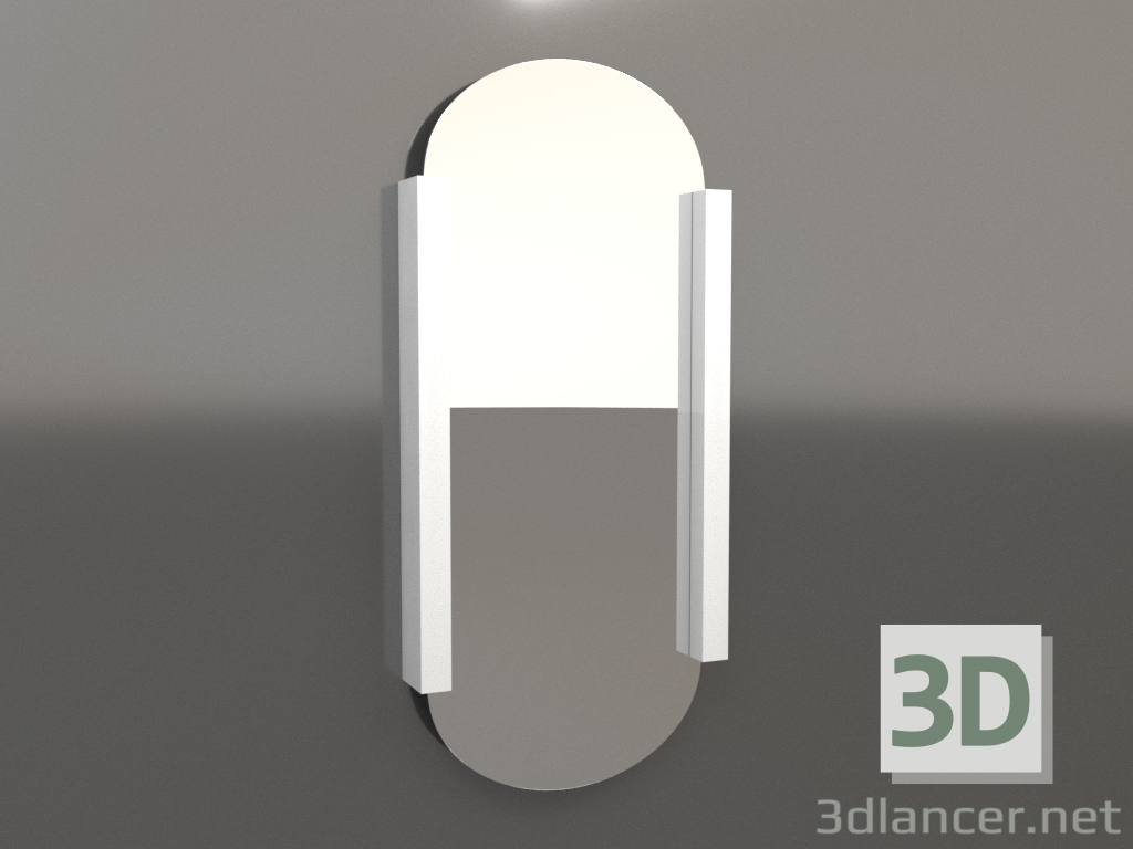 modèle 3D Miroir ZL 12 (824х1800, blanc) - preview