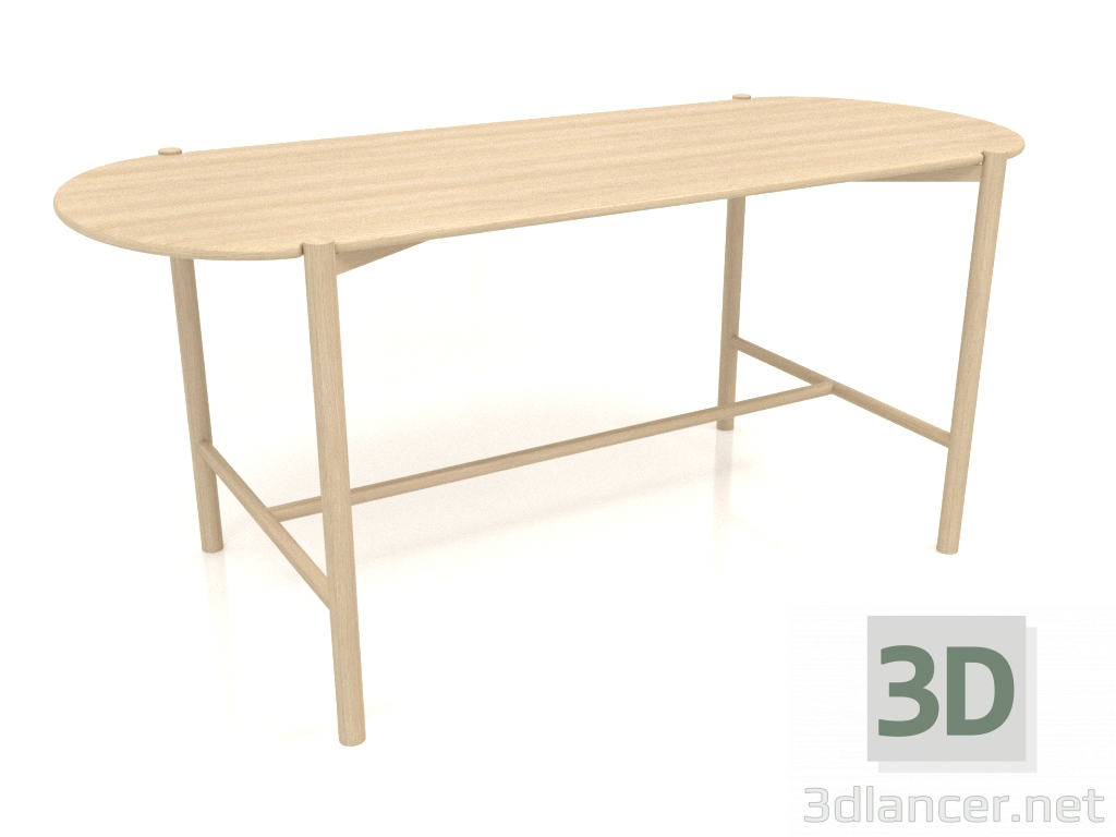 3D Modell Esstisch DT 08 (1700x740x754, Holz weiß) - Vorschau