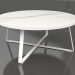 Modelo 3d Mesa de jantar redonda Ø175 (DEKTON Aura, Branco) - preview