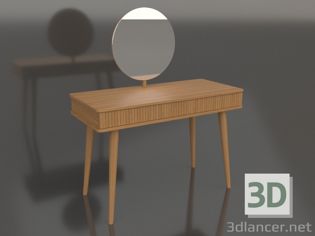 3D modeli Tuvalet masası MISS 1100x500 mm (doğal meşe) - önizleme