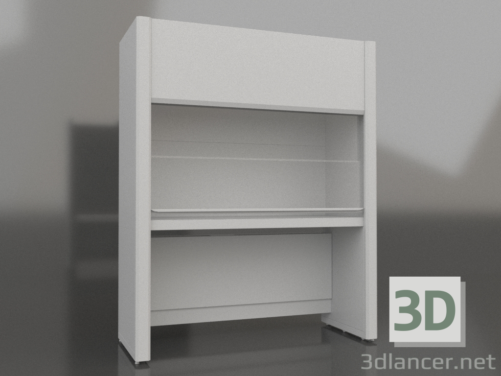 3D Modell Abluftschrank für Muffelöfen LK-1800 ShVM - Vorschau