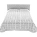 3d модель Кровать двуспальная с мягким изголовьем и стеганым одеялом – превью