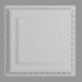 3d model Ceiling decoration F31 (59.5 x 59.5 x 6.6 cm) - preview