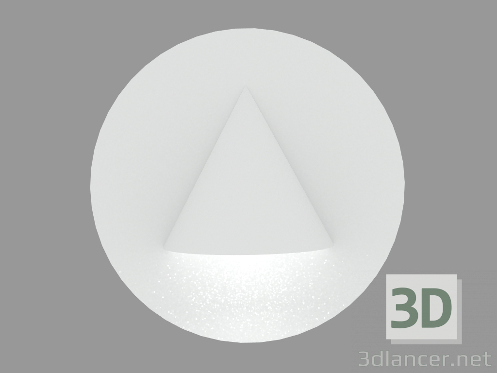 modèle 3D Applique murale encastrée MINIDIAPASON ROUND (S4563) - preview