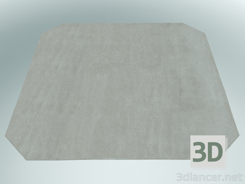 3D Modell Fußmatte The Moor (AP6, 240x240cm, Beigetau) - Vorschau