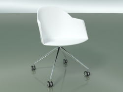 Stuhl 2232 (4 Räder, CRO, PC00001 Polypropylen)