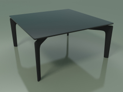 Square table 6712 (H 28.5 - 60x60 cm, Smoked glass, V44)