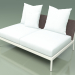 Modelo 3d Módulo de sofá central 006 (Metal Milk, Batyline Brown) - preview