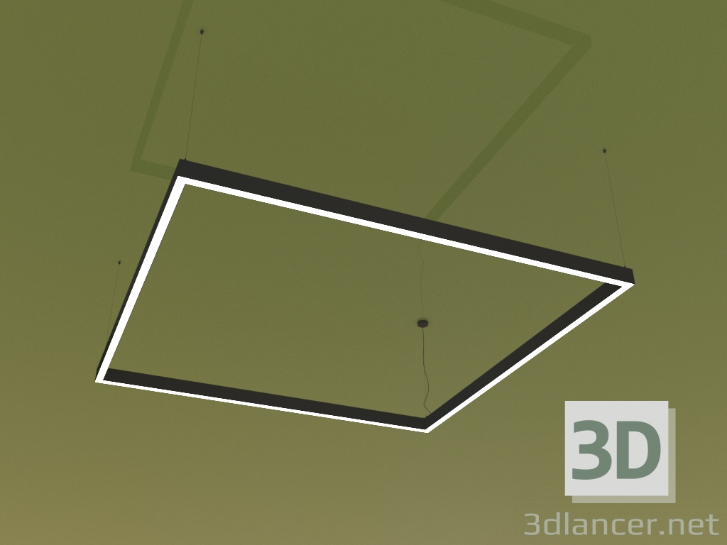 3D Modell Leuchte KVADRATO (1850 mm) - Vorschau