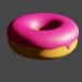 3d пончик(donut) модель купити - зображення