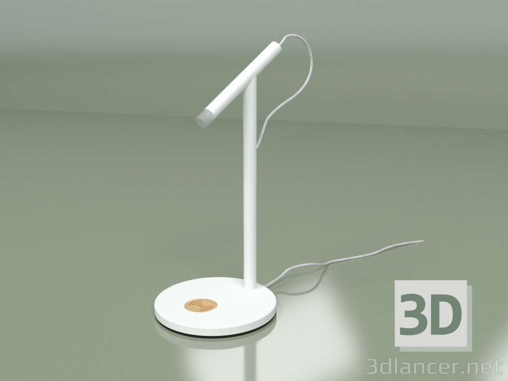 3 डी मॉडल टेबल लैंप चार्ज व्हाइट - पूर्वावलोकन