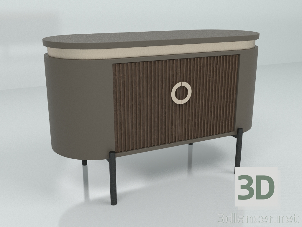 3d model Chest of drawers M029 - preview
