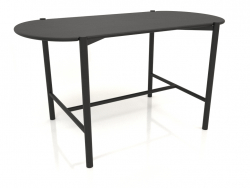 Yemek masası DT 08 (1400x740x754, ahşap siyah)