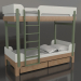 3 डी मॉडल चारपाई बिस्तर ट्यून जे (UGTJA2) - पूर्वावलोकन