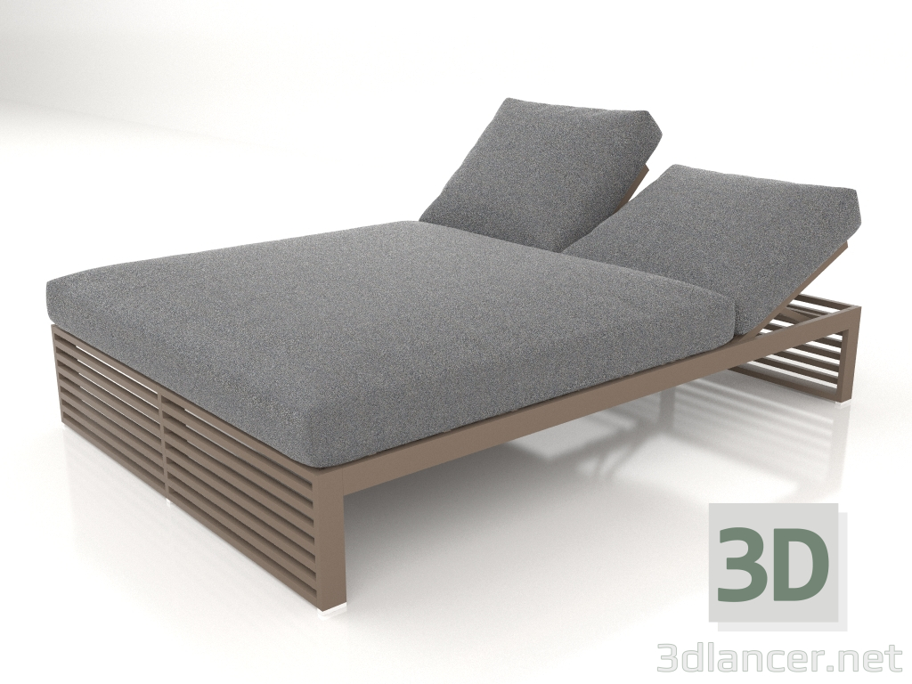 3d модель Кровать для отдыха 140 (Bronze) – превью