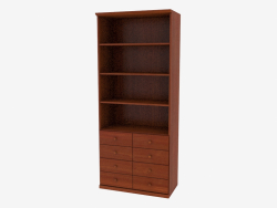 Cabinet with open shelves (4821-07)