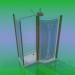 3D modeli Duş kabini - önizleme