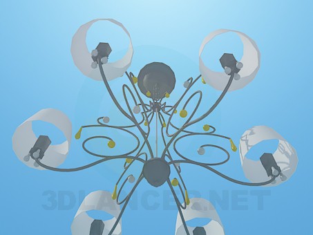 modelo 3D Araña de luces - escuchar modelo 3D Araña de luces - escuchar