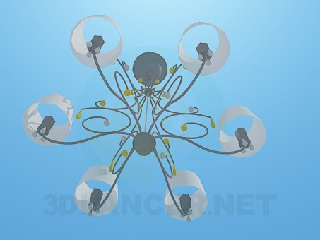 modelo 3D Araña de luces - escuchar modelo 3D Araña de luces - escuchar
