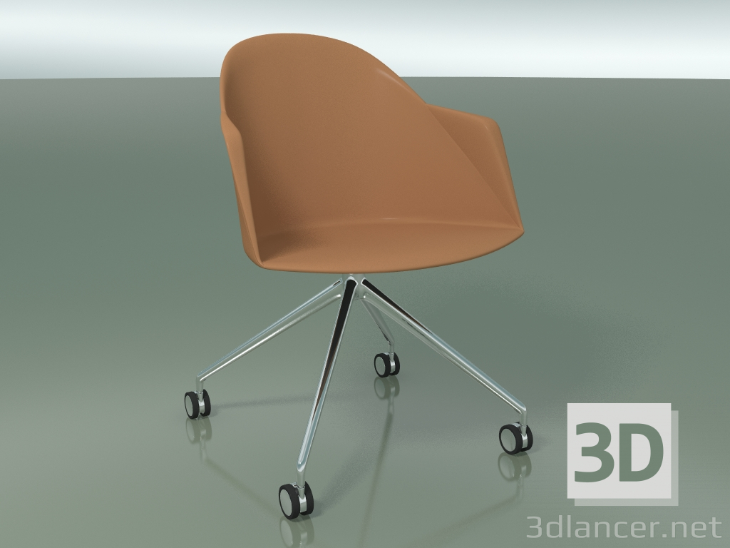 modèle 3D Chaise 2232 (4 roues, CRO, polypropylène PC00004) - preview