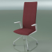 3d model Chair 4837 (4 castors, with upholstery - fabric, V12) - preview