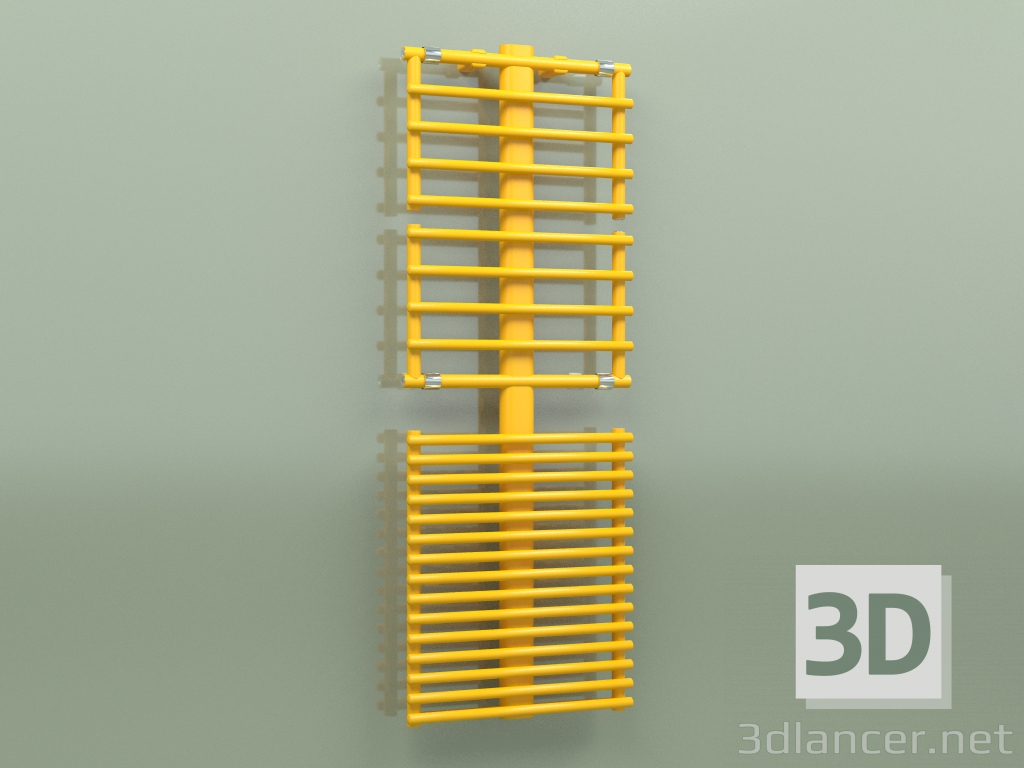 3d model Heated towel rail GETUP (1499, Melon yellow - RAL 1028) - preview