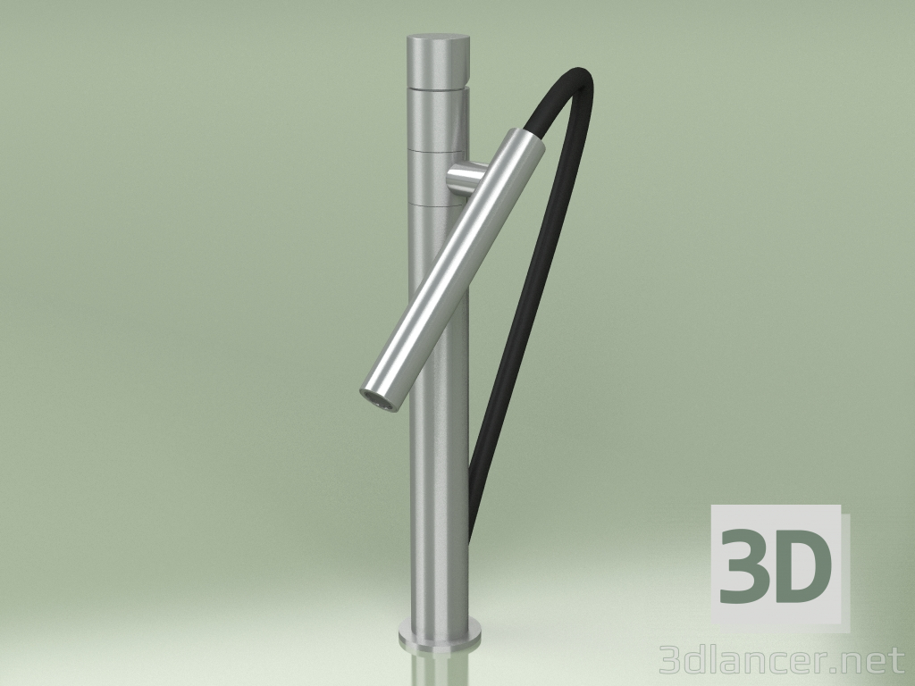 3d model Kitchen sink mixer with pull-out hand shower (400B, AS) - preview