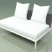 3d model Central sofa module 006 (Metal Milk, Batyline Gray) - preview