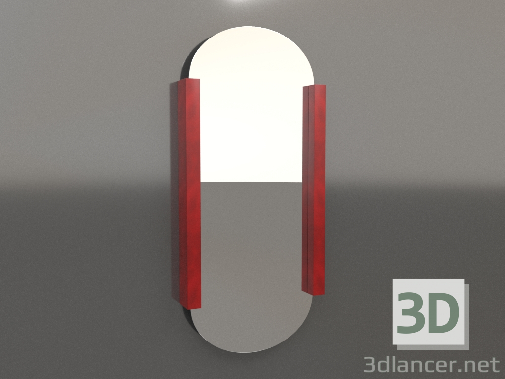 3 डी मॉडल मिरर ZL 12 (824х1800, लाल) - पूर्वावलोकन