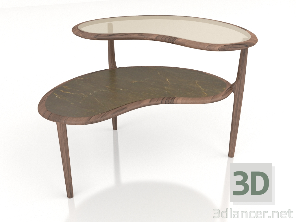modèle 3D Table basse Fagiolo - preview