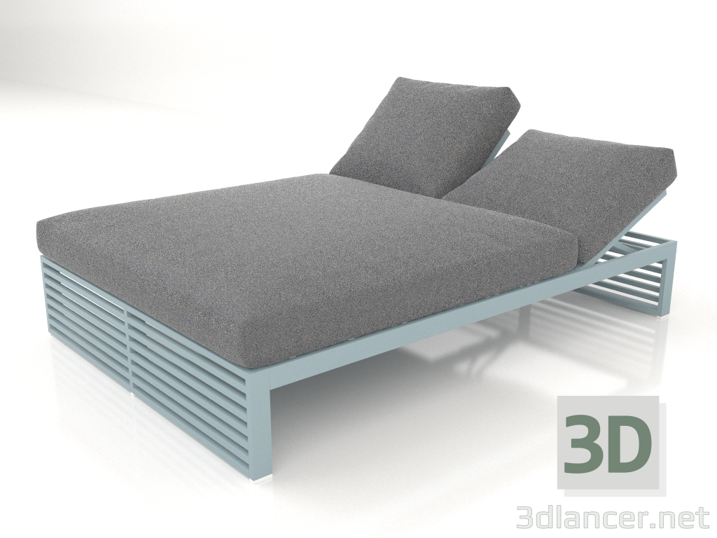 3 डी मॉडल आराम के लिए बिस्तर 140 (नीला ग्रे) - पूर्वावलोकन