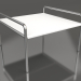 3d model Coffee table 76 with an aluminum tabletop (White) - preview