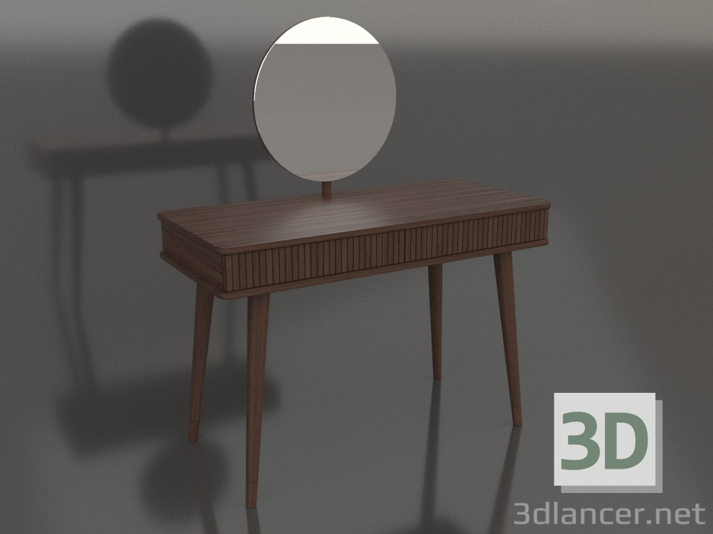 3D modeli Tuvalet masası MISS 1100x500 mm (koyu ceviz) - önizleme