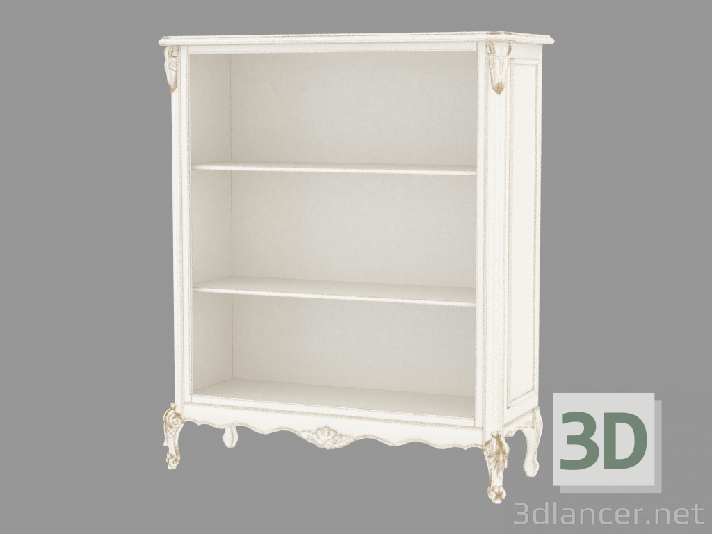 3d model Shelve BN8822 (white with gold patina) - preview