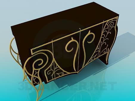 3d model Nightstand - preview 3d model Nightstand - preview