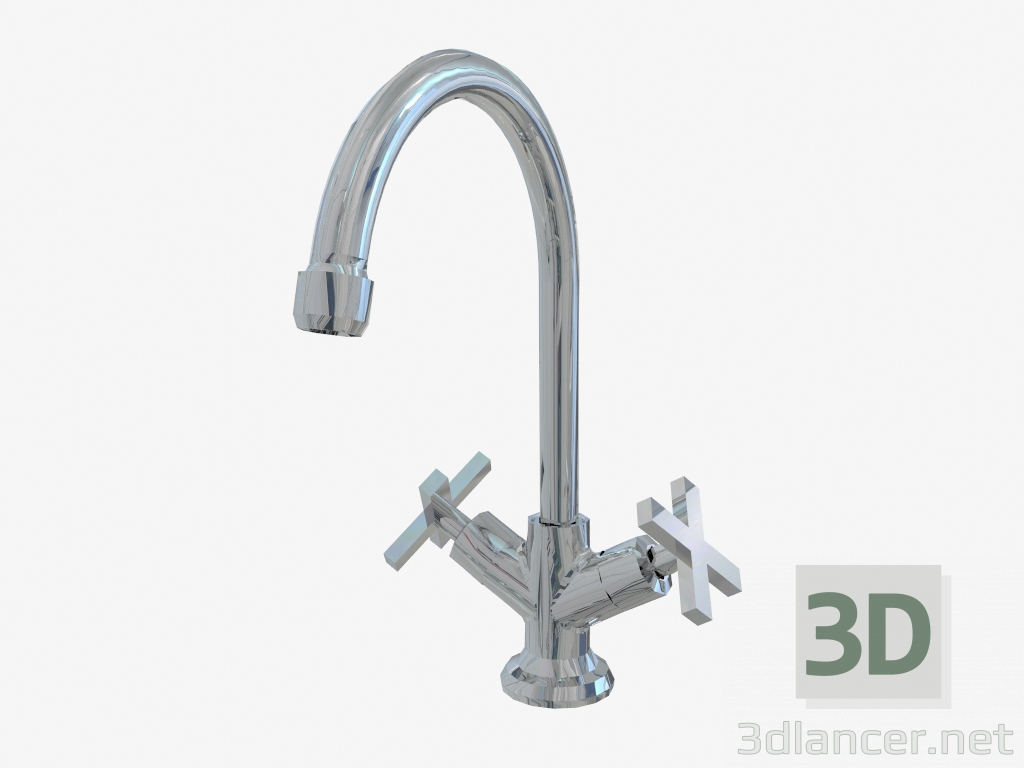 3d model Washbasin faucet with spout U Lucerna (BEL 060D) - preview