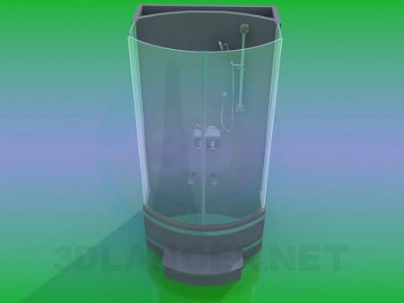 3d model Shower cabin - preview 3d model Shower cabin - preview