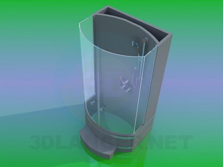 3d model Shower cabin - preview 3d model Shower cabin - preview