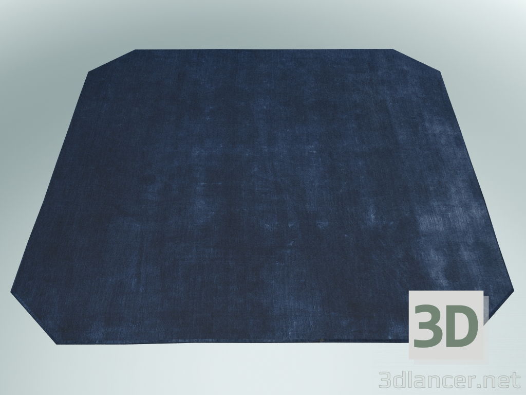 modello 3D Doormat The Moor (AP6, 240x240cm, Blue Midnight) - anteprima
