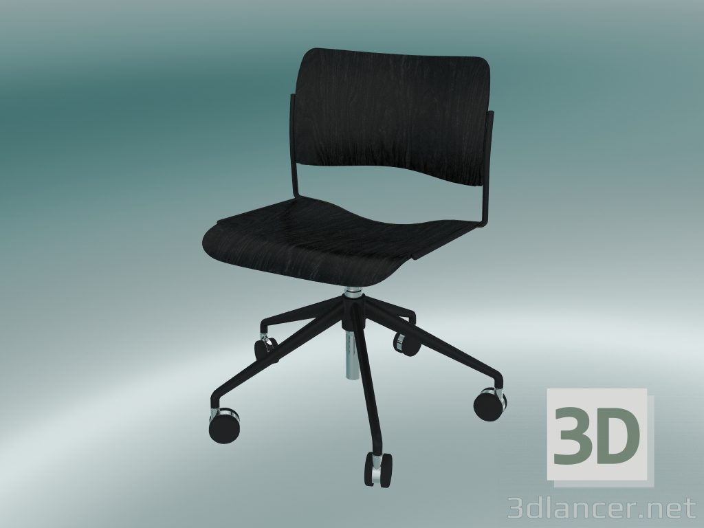 3d модель Вращающийся стул – превью