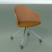 3d model Chair 2233 (4 castors, CRO, PC00004 polypropylene, with cushion) - preview