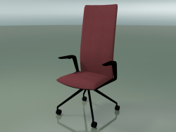 Chair 4837 (4 castors, with upholstery - fabric, V39)