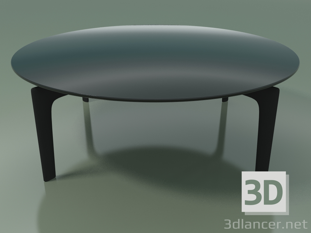 3D modeli Yuvarlak masa 6713 (H 28.5 - Ø84 cm, Füme cam, V44) - önizleme