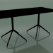 3d model Rectangular table with a double base 5738 (H 72.5 - 79x159 cm, Black, V39) - preview