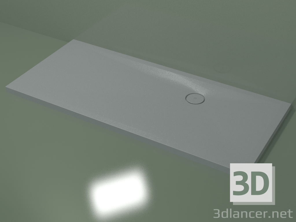 modèle 3D Receveur de douche (30UBС124, Silver Grey C35, 180 X 80 cm) - preview