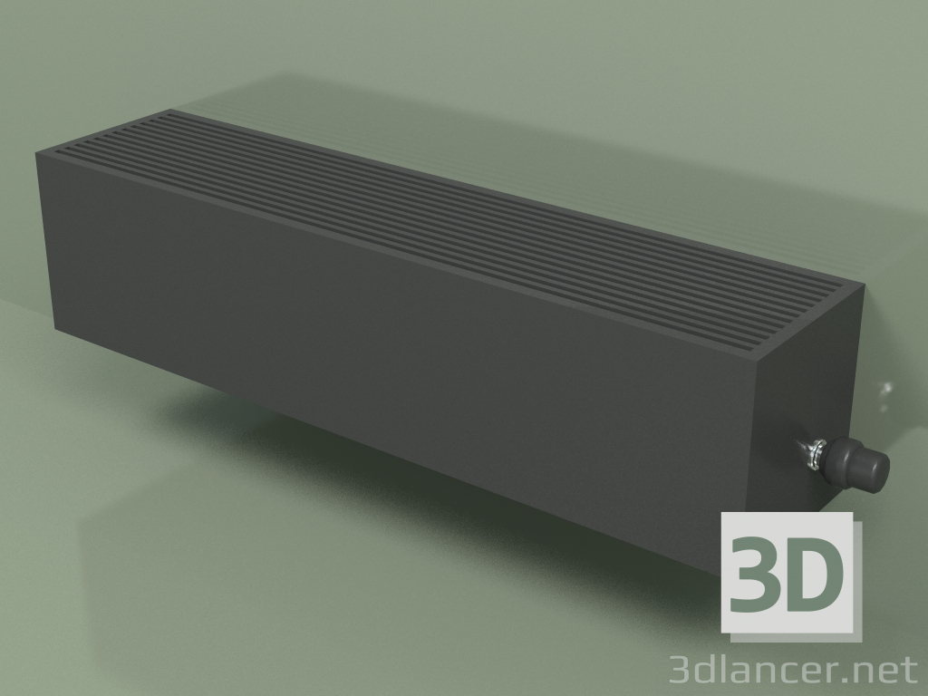 modello 3D Convettore - Aura Slim Basic (240x1000x230, RAL 9005) - anteprima