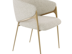 Scandinavian style dining chair Sillones modernos para sala.